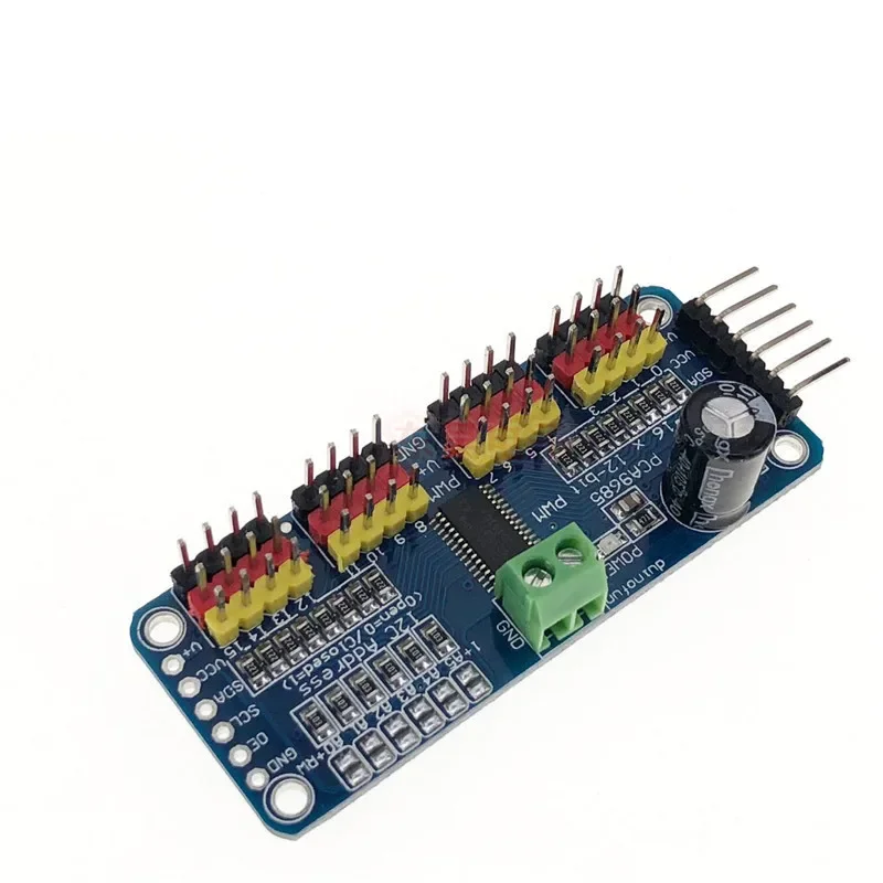 16-channel PWM Servo steering gear drive board robot controller IIC interface driver module PCA9685