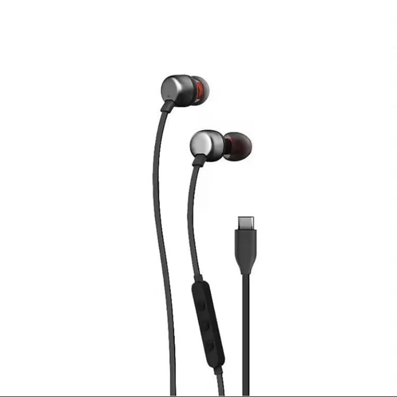 20Pcs Tune 310C Fones de Ouvido USB-C com Fio para Jogos e Música Estéreo