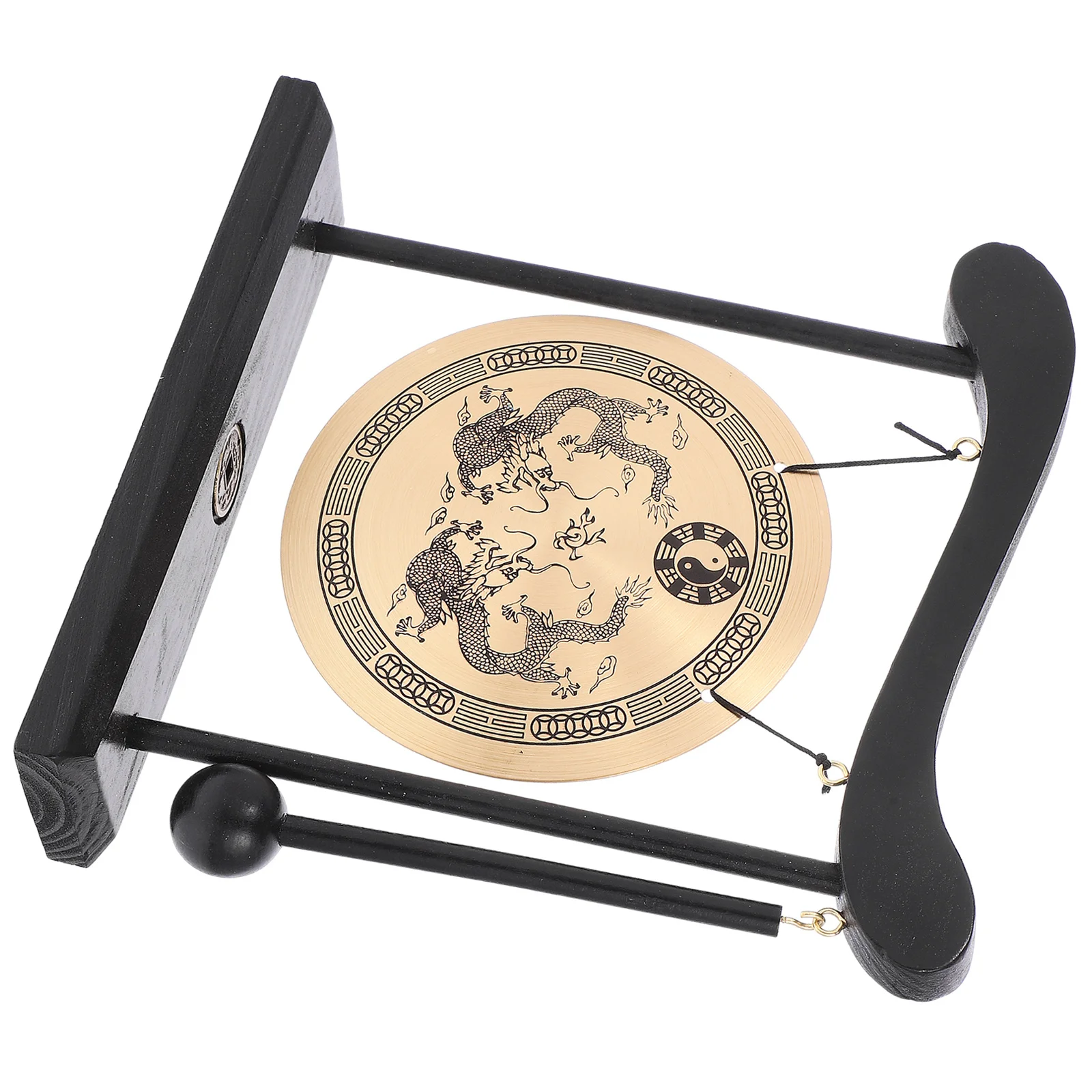 ديكور جرس صيني تقليدي لسطح المكتب لمكتب زن المنزلي على الطراز الآسيوي قطعة مركزية لغرفة المعيشة