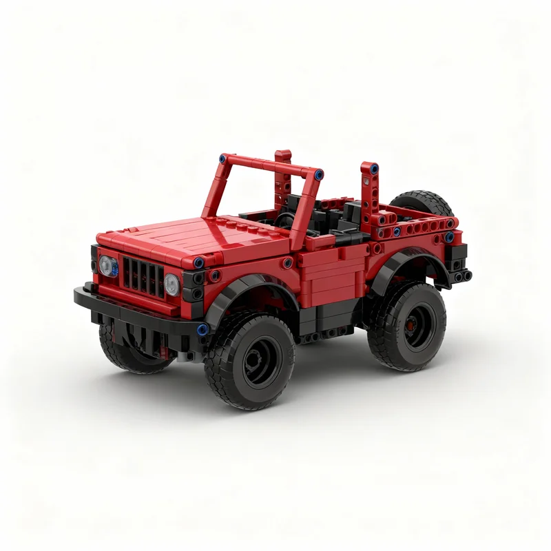 943pcs MOC Technical Bundle Suzuki Jimny Unimog Model Building Blocks Architecture Toy Christmas Gifts Idea Kids DIY Creative