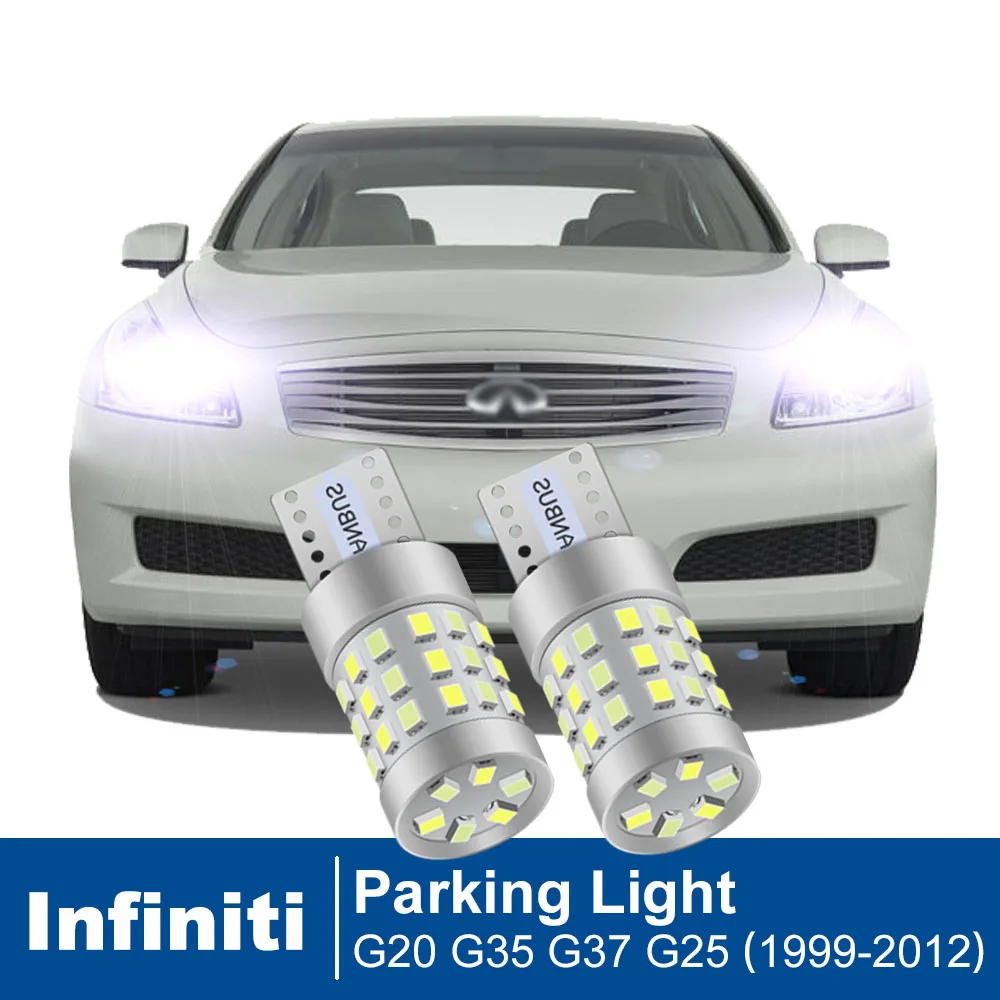 

2Pcs LED Parking Light For Infiniti G20 G35 G37 G25 Accessories 1999-2004 2005 2006 2007 2008 2009 2010 2011 2012 Clearance Lamp