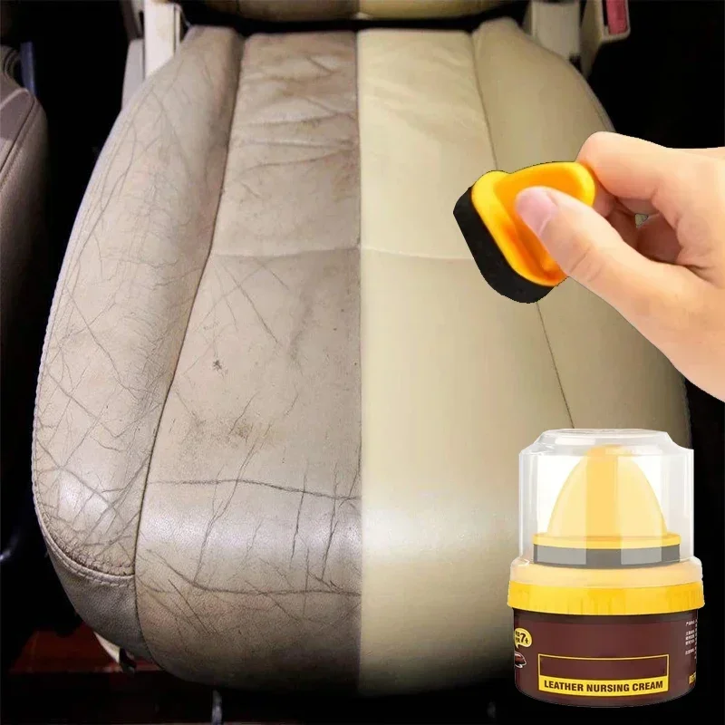 Car Liquid Shoe Polish Shoe Cream With Sponge Applicator Fade-Resistant Leather Repair Shoe Polish Cream To Restore Color New