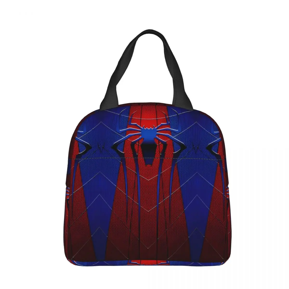 Spider Web Spiderman Spiderverse Insulated Lunch Bag Thermal Bag Lunch Container Leakproof Tote Lunch Box Girl Boy Work Outdoor