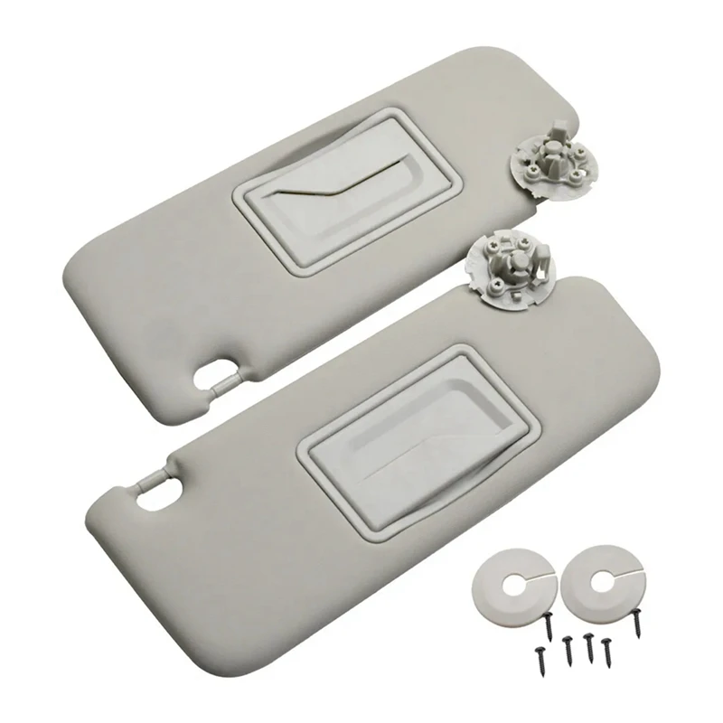 

1 Pair Sun Visor With Mirror Left&Right Gray For Chevy CRUZE 2011-2016 94579440, 95034253, 95034256, 96072366