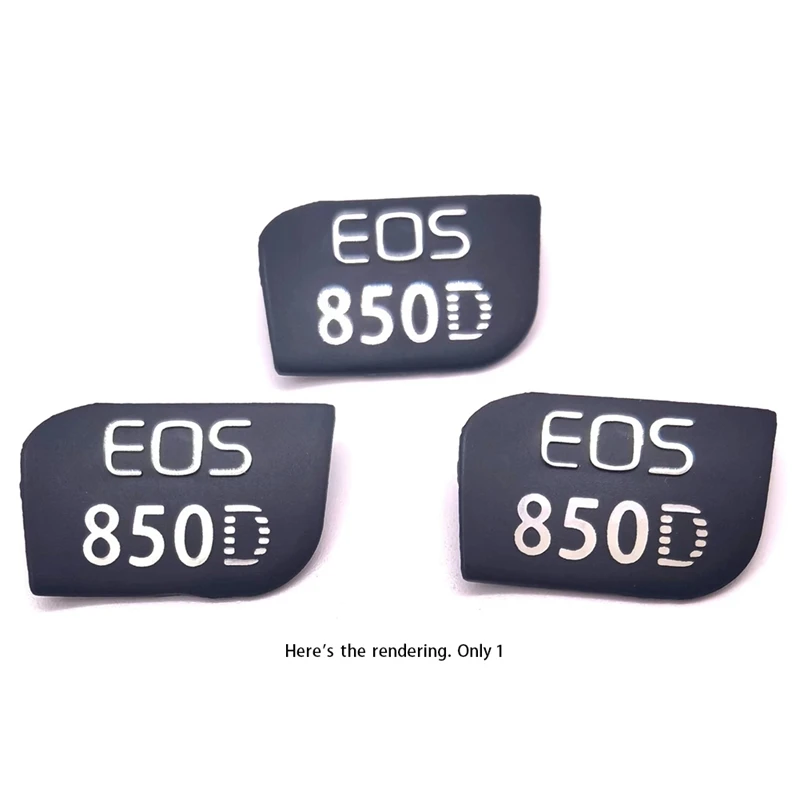 ملصق لوحة الأسماء لغطاء كانون ، لوحة الاسم ، قطع إصلاح لـ 850D SLR ، متين ، سهل التركيب