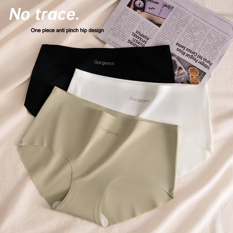 3pcs/lot New Yoga Fitness Lingeries Femme Ultra Hot Underwear Silk Crotch Seamless Sexy Lingerie Women's Panties Briefs Shorts