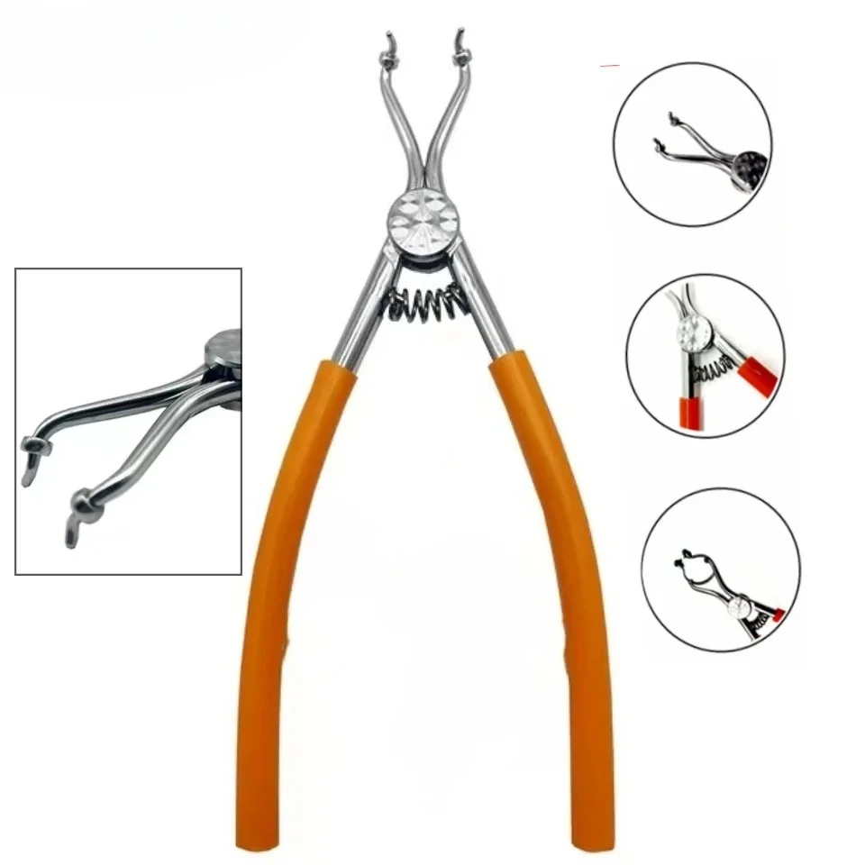 Lab Orthodontics Clamps Rubber Ring Rubber Dam Clamps Matrix Band Forming Plier Stainless Steel Lab Instrument Best Tools