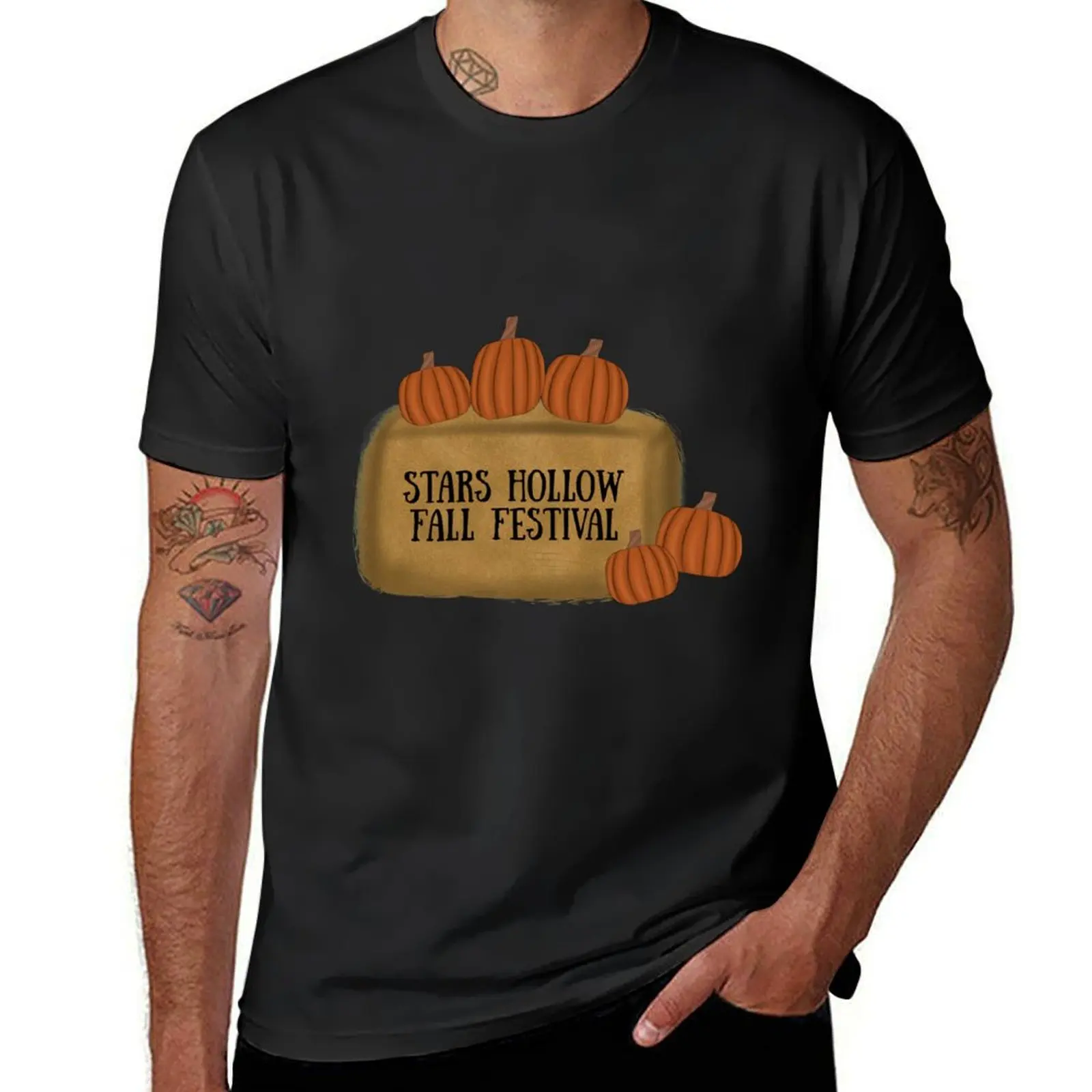 Stars Hollow Fall Festival T-Shirt hippie clothes tops clothes for men