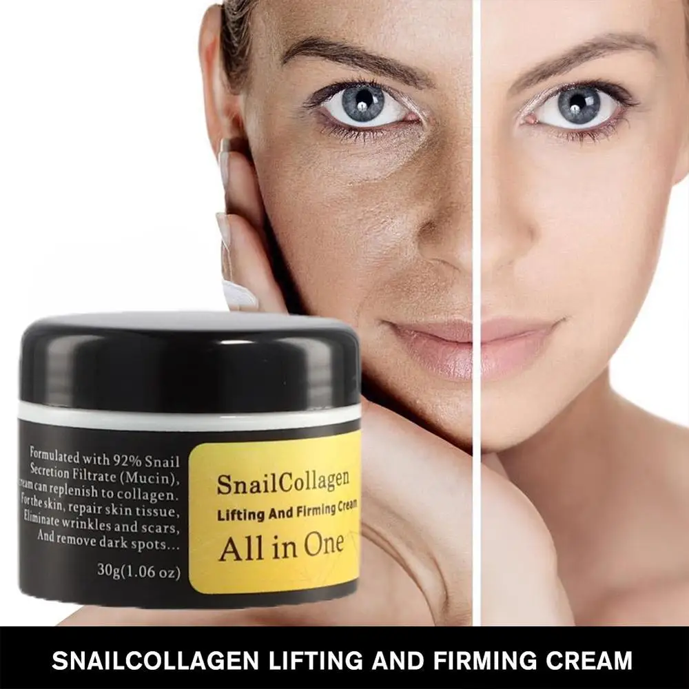 Snail Essence Face Cream Moisturizing Brighten Whitening Cream Lifting Firming Fade Fine Lines Cream Korean Cosmetics Skin Care