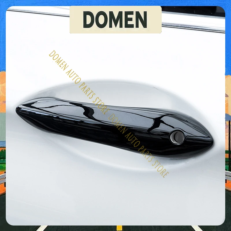 DOMEN LHD RHD Carbon Fiber Exterior Door Handle Cover Trims For BMW 5 6 7 Series F07 F10 F11 F06 F12 F13 F01 F02 F03 F04 Accesso view 4