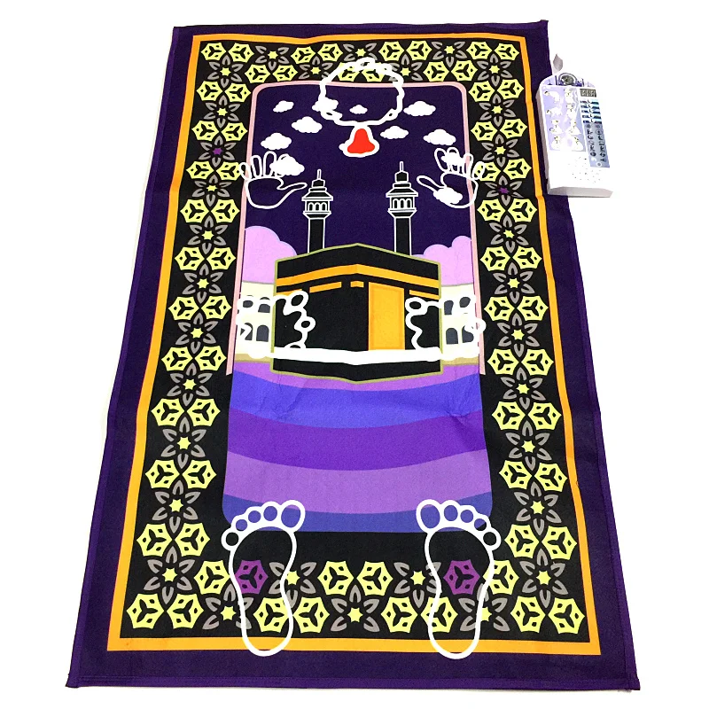 VIP Electronic Interactive Islamic Muslim Prayer Rug Mat Worship Salat Musallah Sajda Tapis De Priere Islam Carpet Praying Mats