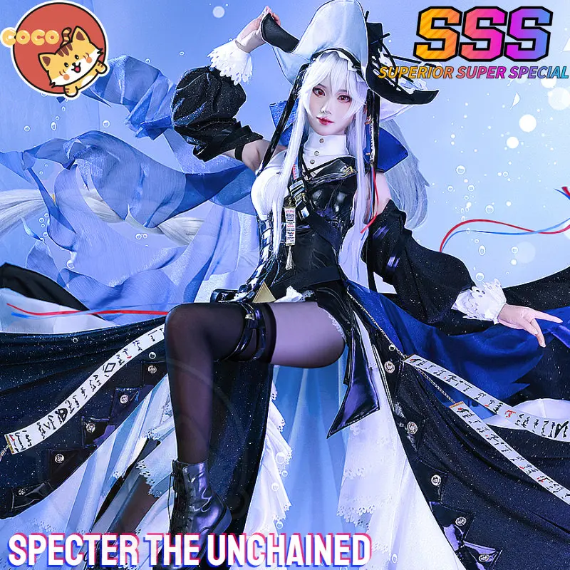 

CoCos-SSS Game Arknights Specter The Unchained Cosplay Costume Game Arknights Cos Specter The Unchained Costume and Cosplay Wig