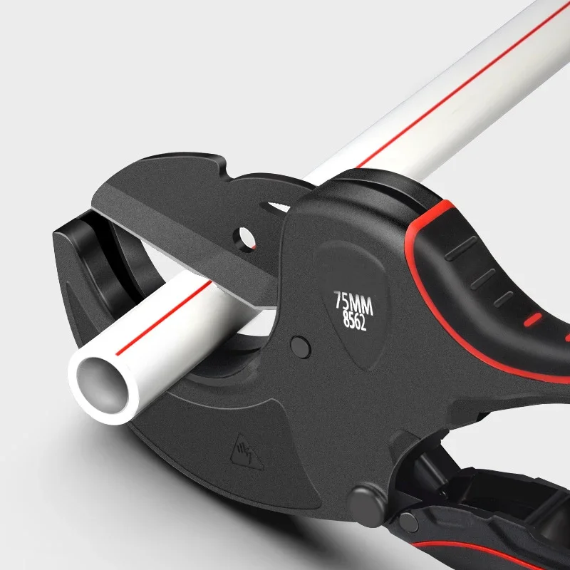 Forbici per tubi professionali tagliatubi lama SK5 con trattamento cricchetto Pvc/Pu/Pp/Pe cesoie per tubi flessibili linea elettrica utensili manuali