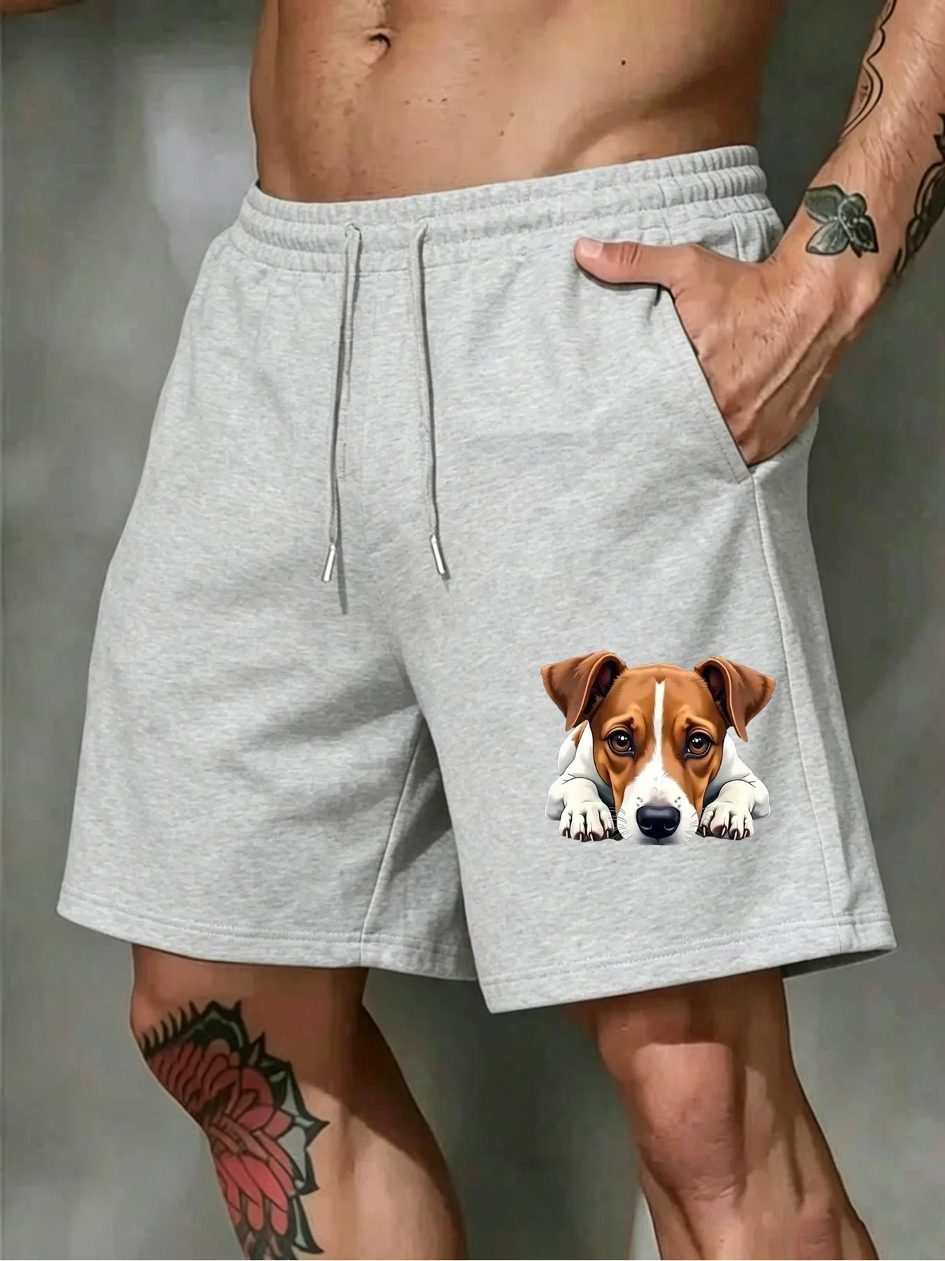 Hot Sales Men's Short Sportswear Printed Casual Short Trouser Outdoors Jogging Sports Man Shorts Daily Street Half Pants Summer