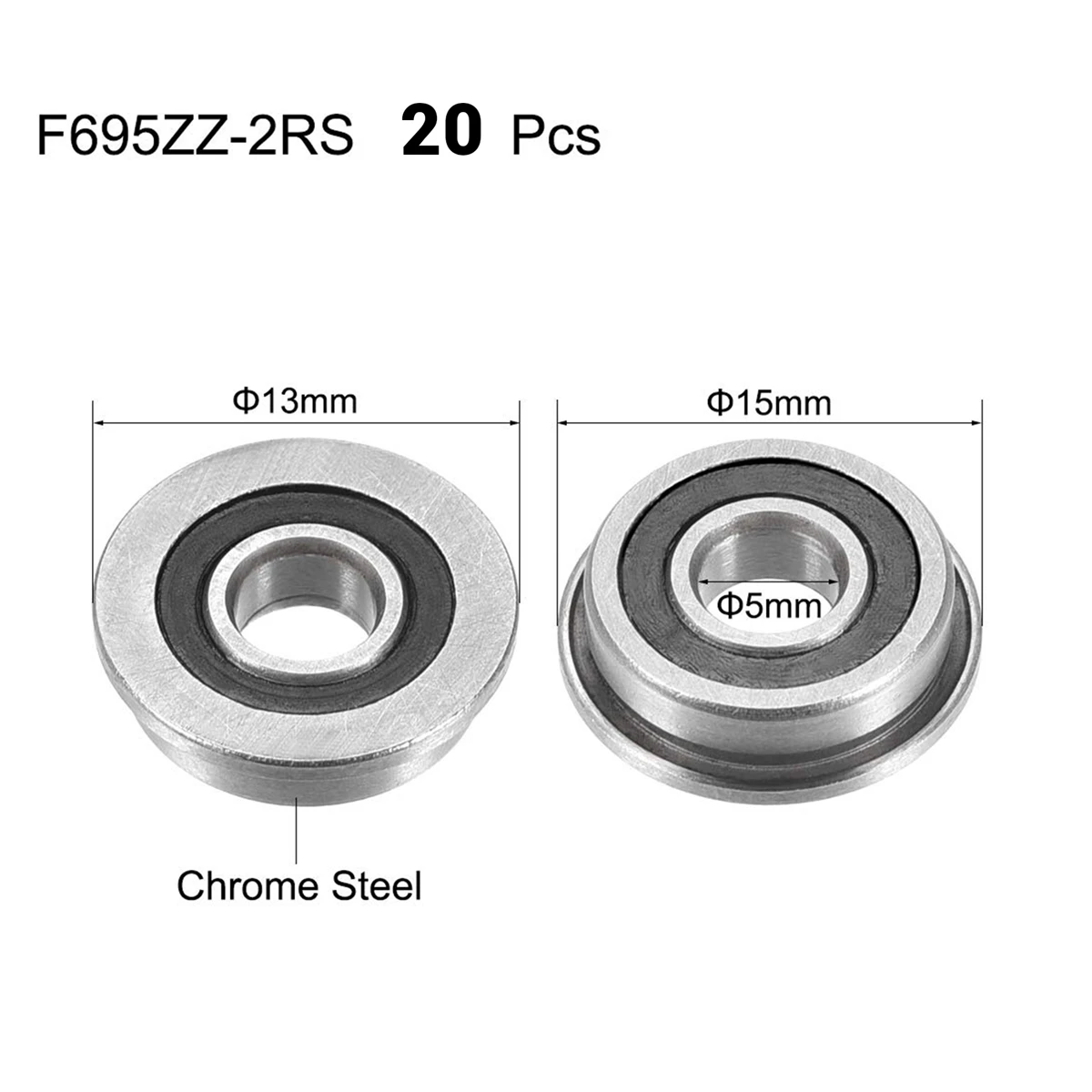 Aee6-20Pcs F695-2RS…