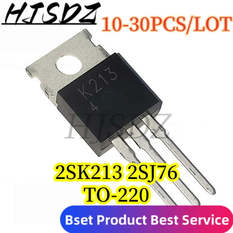 Brand new in stock【10-30PCS/LOT】 K213 J76 2SK213 2SJ76 Field Effect Audio Power Amplifier Matched Pair TO-220