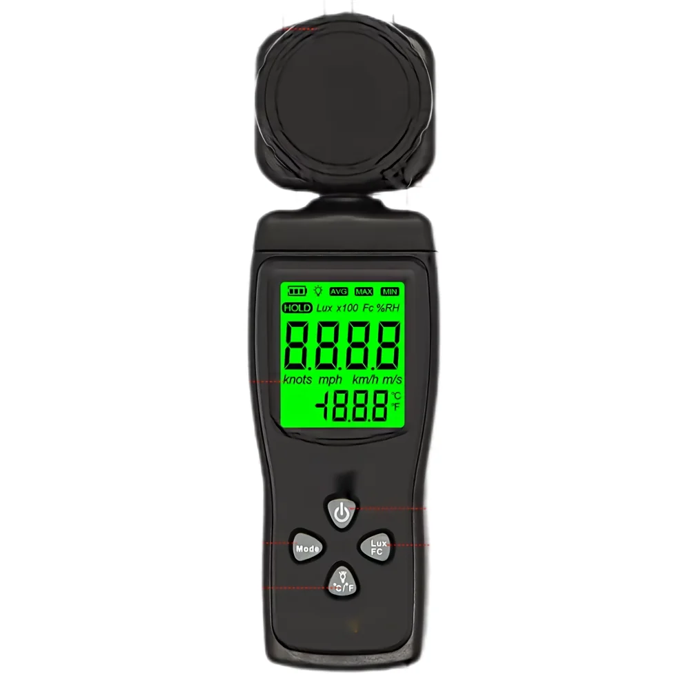

2025 AS803 Luxmeter Digital Light Meter Lux Meter Photometer Uv Meter UV Radiometer LCD Illuminometer Photometer Luminance