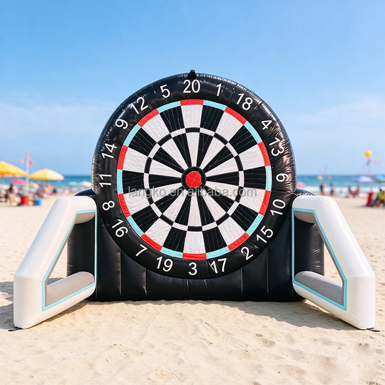 Inflatable Football Dart Board, Carnival Game, 1 Blower Included, Fun Sports Party Entertainment, Durable PVC Material