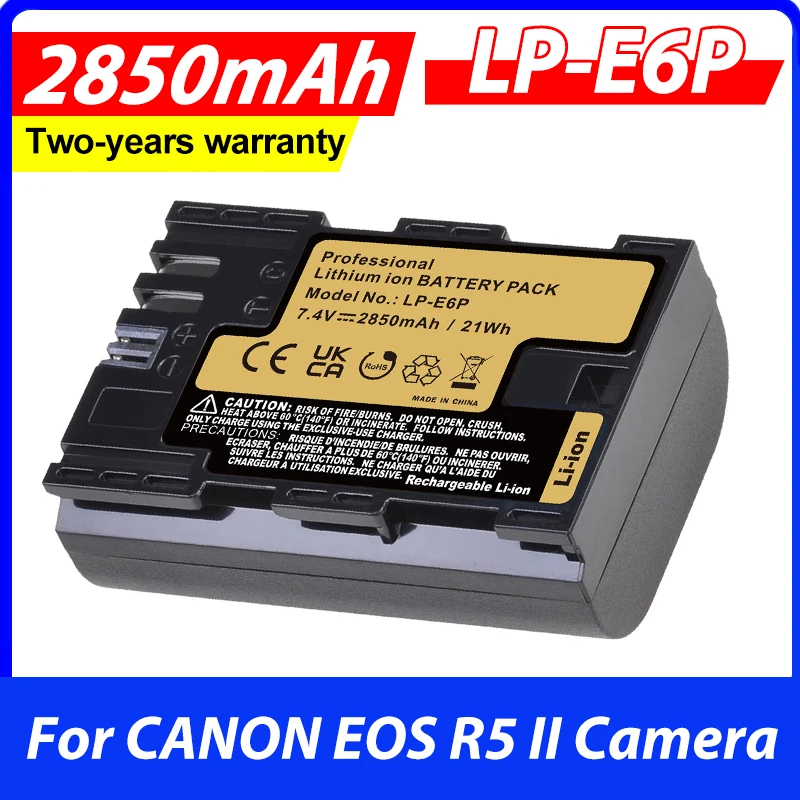

Аккумулятор SUPEGY 2850 мАч LP-E6P для камеры CANON EOS R5 II