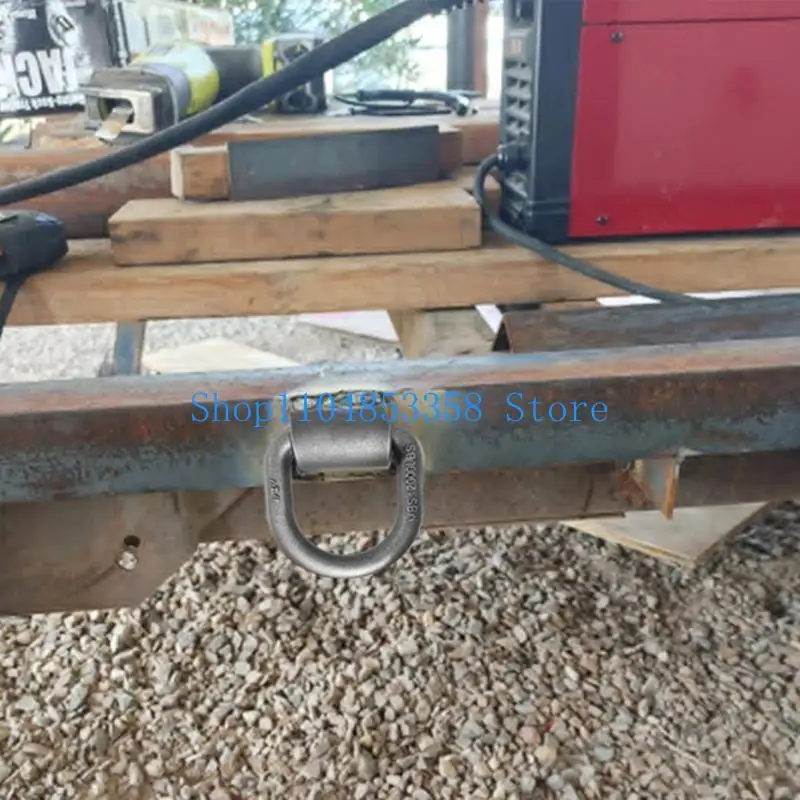 652F D-Ring Trailer Tie Downs 12000Lbs Capacity Tie Down D Ring Load Anchors Trailer Anchors for Truck Trailer