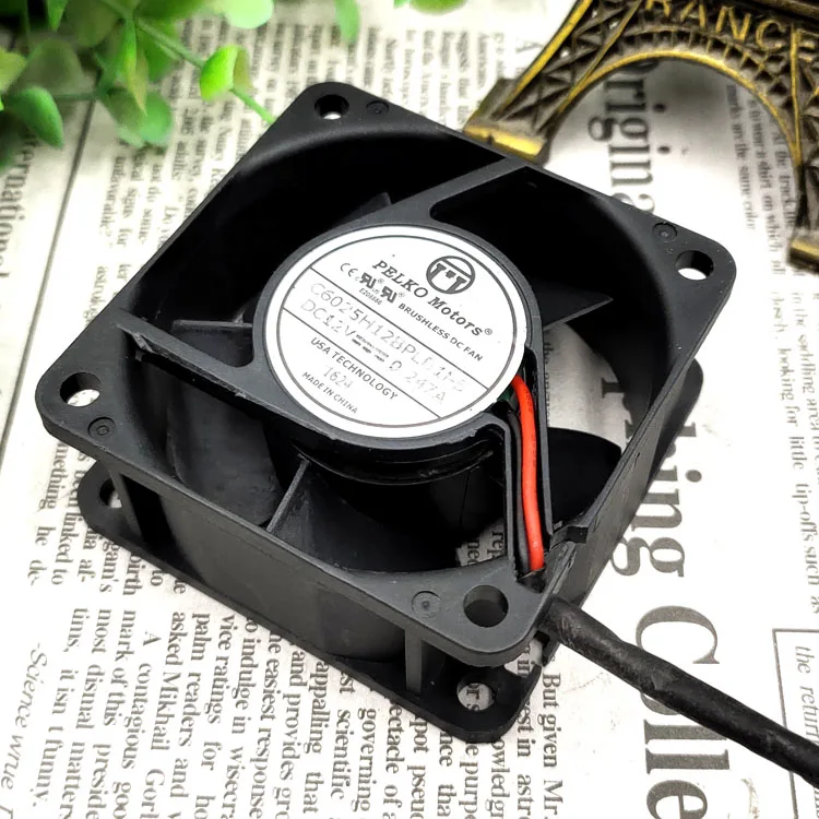 НОВЫЙ ОРИГИНАЛЬНЫЙ C6025H12BPLB1I-5 DC12V 0.247A 6025 60*60*25 мм ОХЛАЖДАЮЩИЙ Фото №3