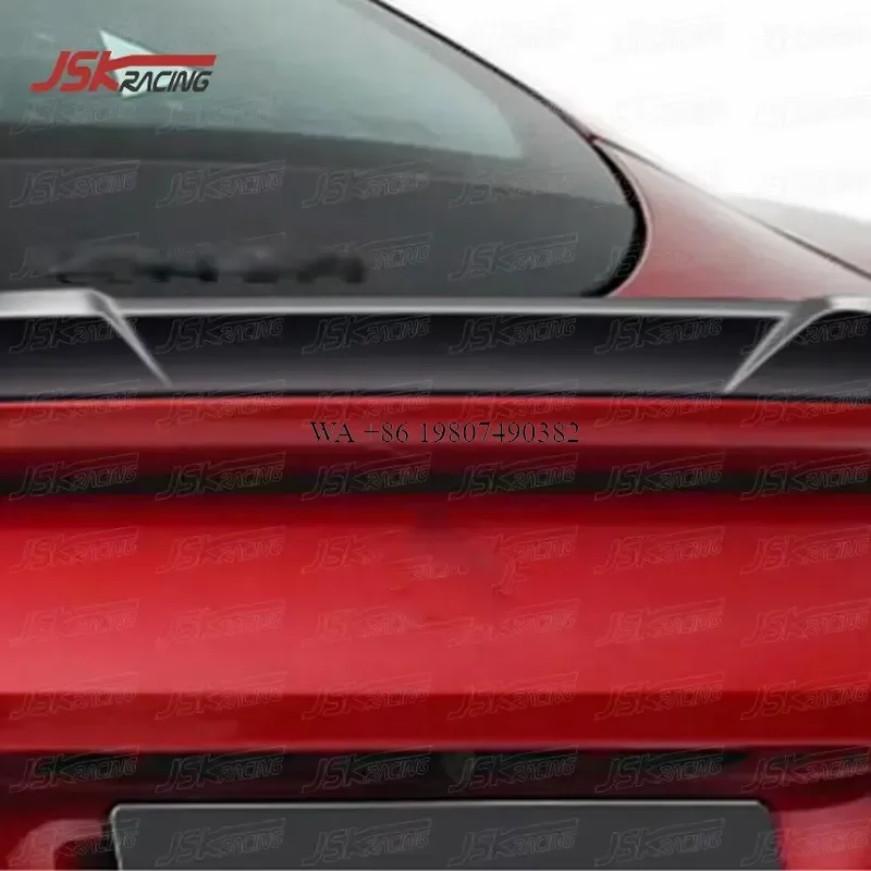 Wmwmnu for PT Style Dry Carbon Fiber Rear Spoiler Wing Trunk Lip for 2020 2021 2022 Roma Car Exterior Accessories Auto Parts