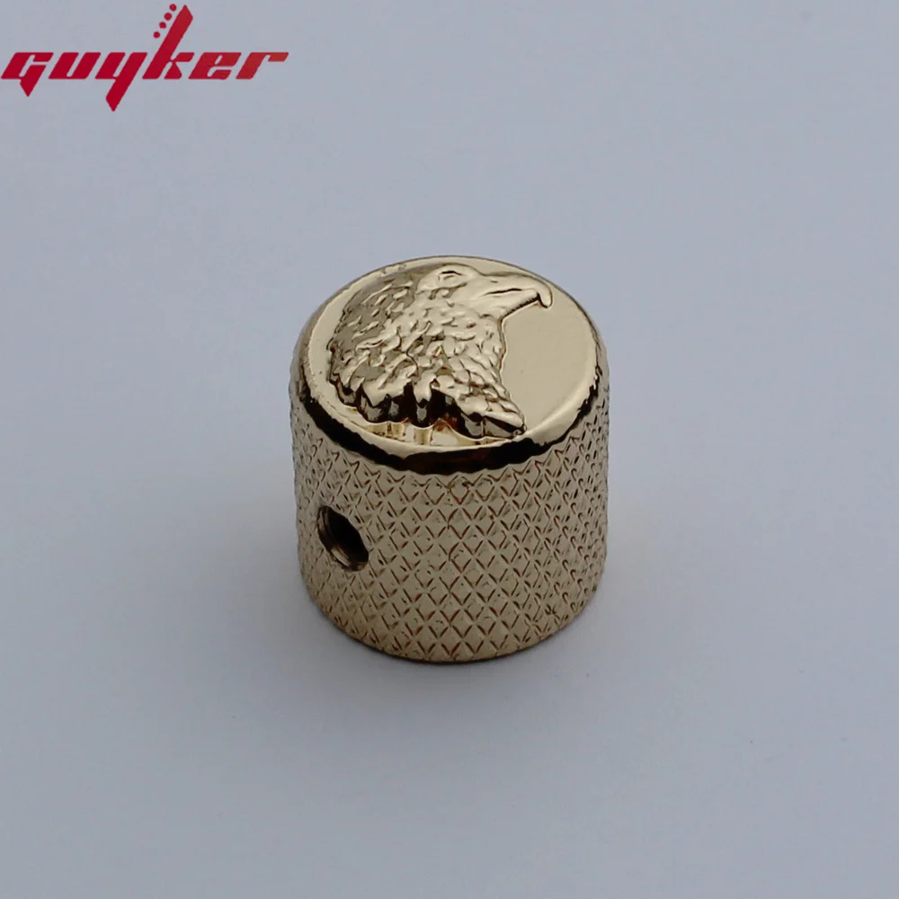 Guyker Potentiometer Knob Eagle Head Surface Inner Diameter 6MM For Electric Guitar or Bass Accessories