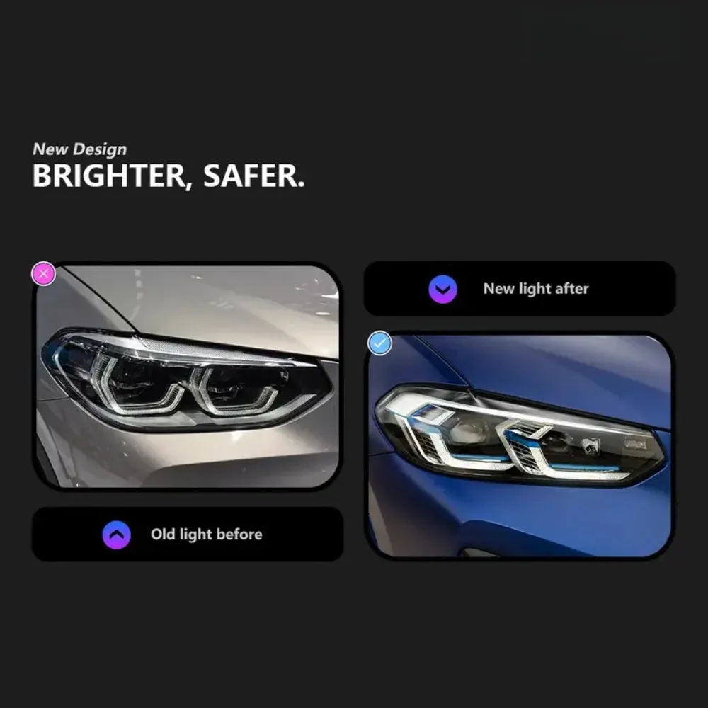 Car LED Head Lights For BMW X3 G01 Headlight G08 2018-2022 LED Headlights DRL Turn Signal Daytime Running Lights Low High Beam