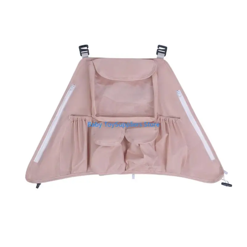 

R1WF Machine Washable Strollers Storage Bag Leakproof Polyester Construction Fashionable Baby Gear Organiser