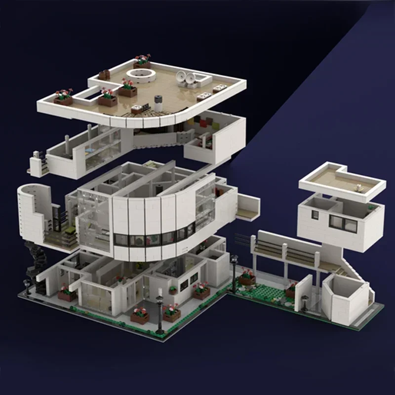 Bloques de construcción Moc Street View modelo famoso Hotel 2 ladrillos técnicos DIY montaje juguetes de construcción para niños regalos de vacaciones