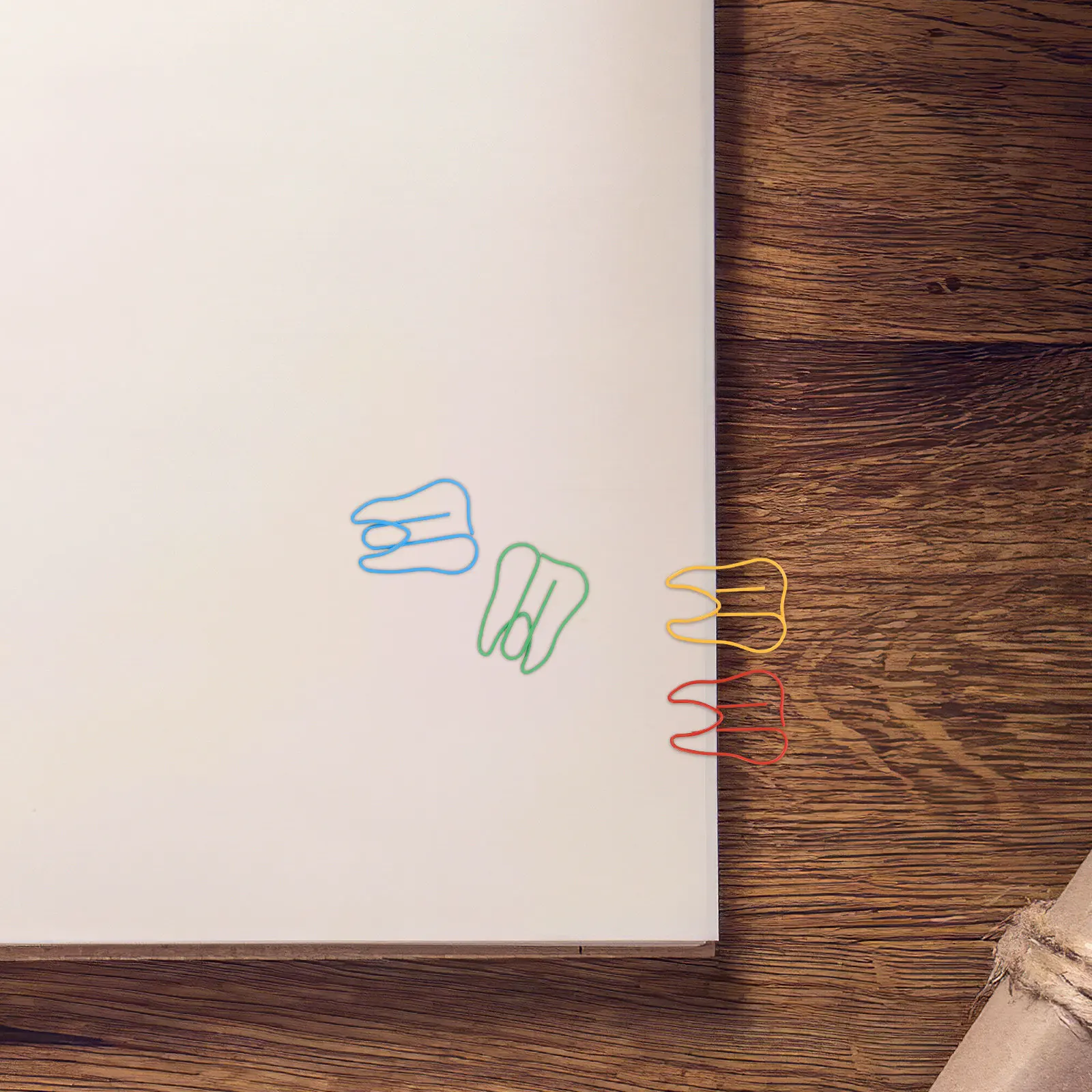 

Decorative Office Clips Cute Colorful Paper Metal Assorted School Bookmarks Shape Colored Paperclips