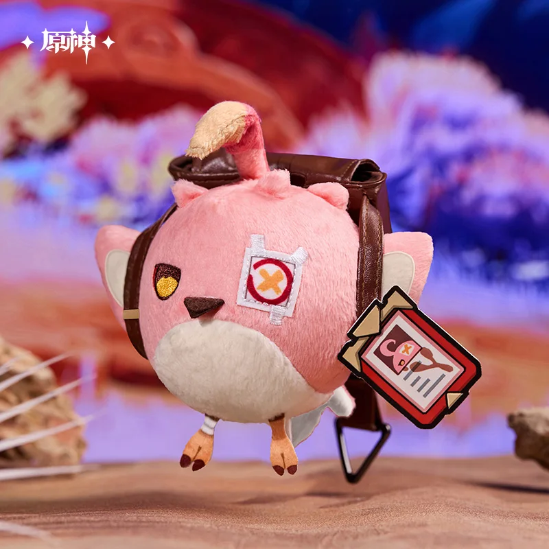 

[Official Merchandise] in Stock Genshin Impact Air Patrol Ifa's Cacucu Talking Plush Keychain in The Wake of Wandering Winds