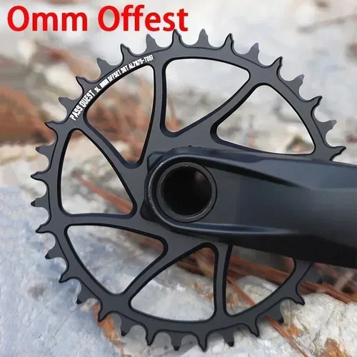Imagen 2 del producto Plato de montaje directo PASS QUEST para Sram Eagle XX1 X1 X01 XO X9 NX SX rueda dentada ovalada de dientes anchos y estrechos 30t 36 36t bandeja de bicicleta