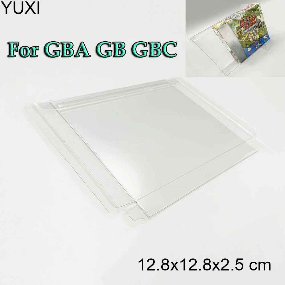 

YUXI 1PCS For GBA GB GBC Gameboy American Game Cassette Storage Box Protection Display Transparent Box Collection