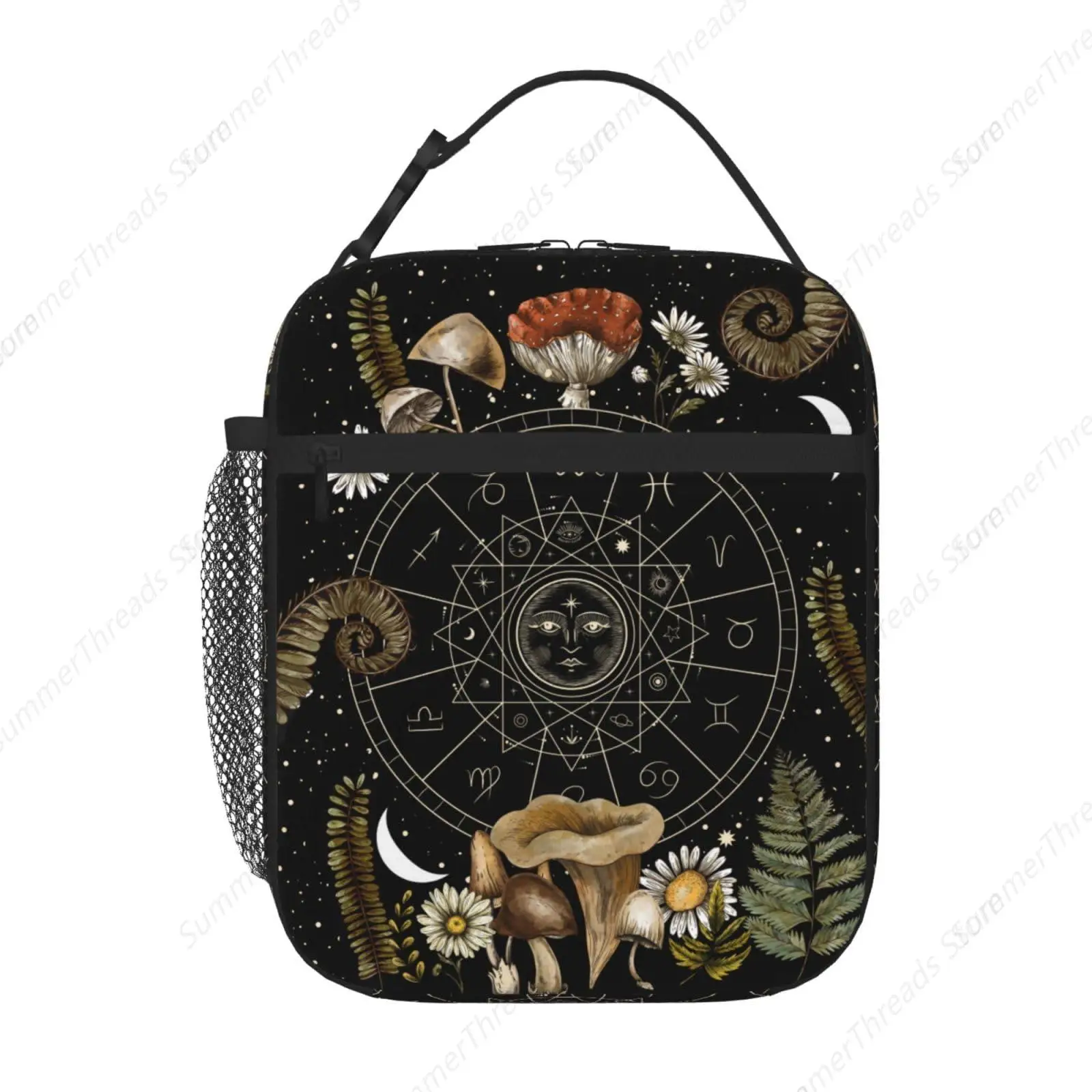

Знаки зодиака, грибная сумка для обеда, изолированная коробка для обеда, многоразовая сумка для обеда для детей, мальчиков, девочек, женщин, мужчин, рабочий пикник