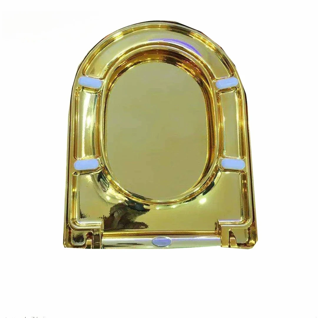 

Чехол для морского унитаза, универсальный Durapras, подушка для сиденья, золото, легкосъемный, подушка, платиновый U-образный унитаз, унитаз для приседаний,