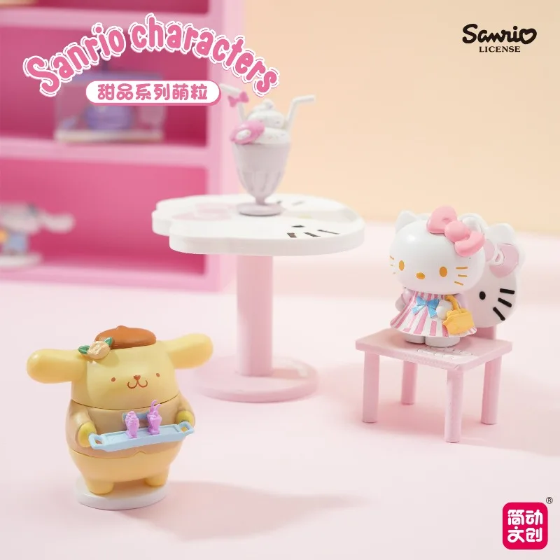 شخصيات سانريو صندوق أعمى ألعاب سلسلة الحلوى حبوب الأرز الصغيرة كورومي بلدي ميلودي مرحبا كيتي دمية نموذج لعب هدايا الاطفال
