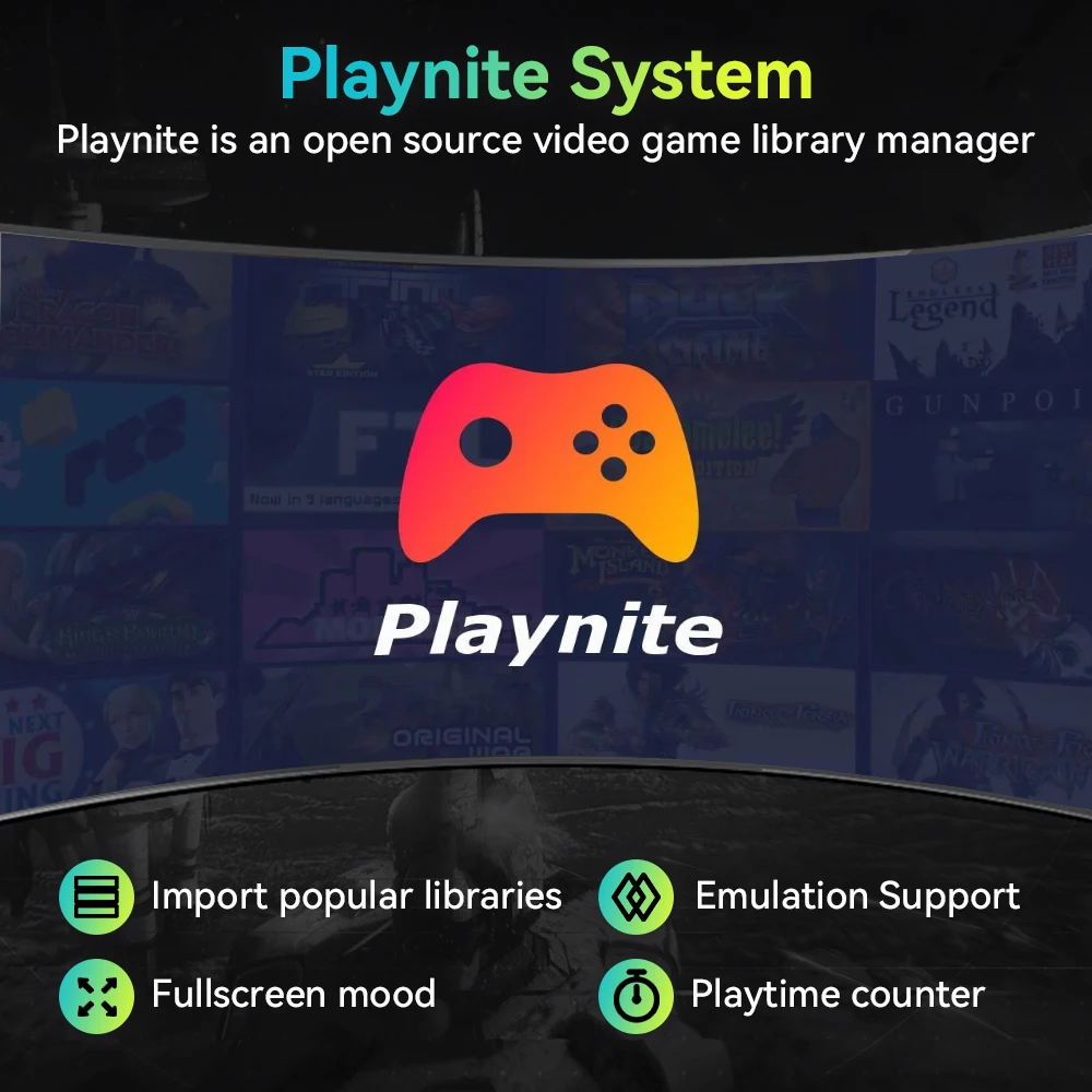 Playnite System Portable External12T Game HDD with 388 AAA Games Game Console for Windows 8.1/10/11 for PS4/PS3/PS2/WII/PS1/MAME