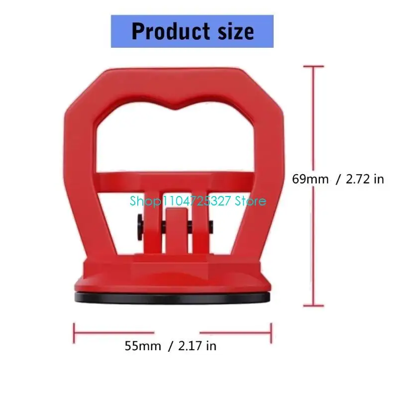 D8KF High Capacity Glass Suction Cup with Pressure Gauge Metal Heavy Suction Simple Operate for Moving Heavy Glass & Tile