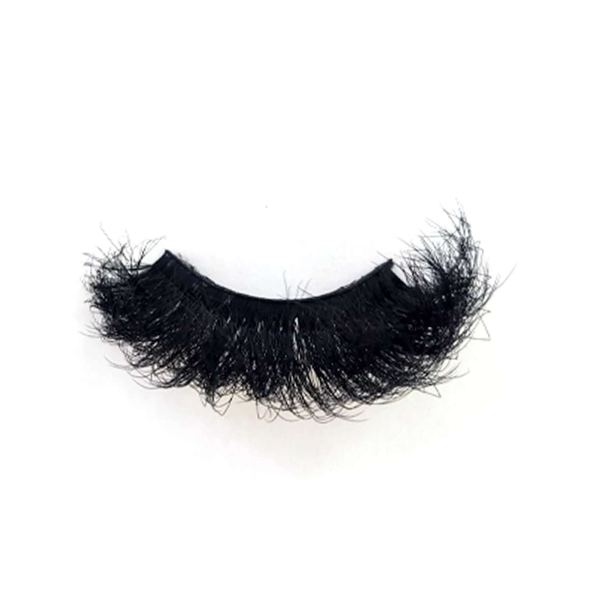 8 ペアの 25 ミリメートル人工ミンクまつげ 3D ドラマチックなつけまつげ手作りふわふわまつげ自然に長いまつげエクステンション