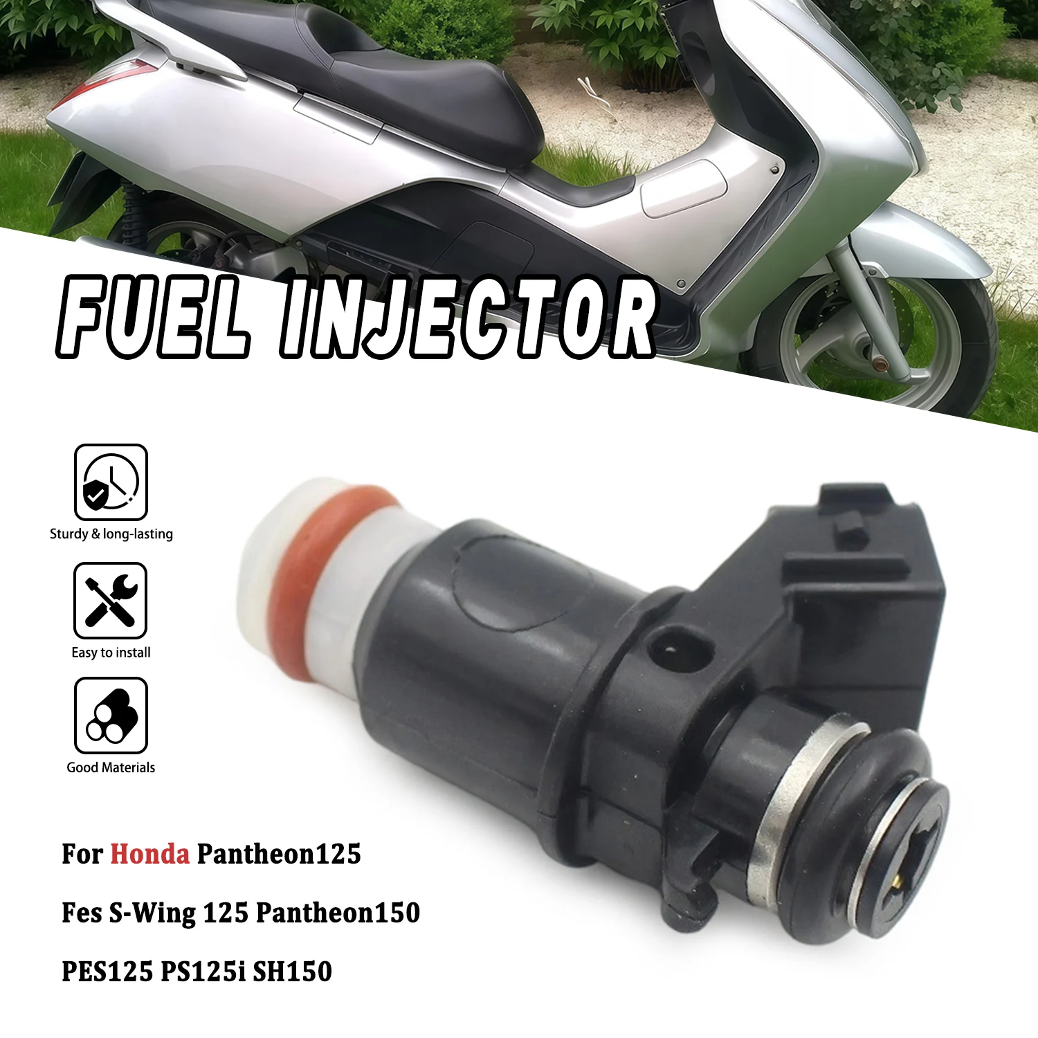 ホンダ-パンテオン125-fes-s-wing-125-150-パンテオン150-fes-pes125-sh150-ps125i用交換用バイク燃料インジェクター-16450-krj-901
