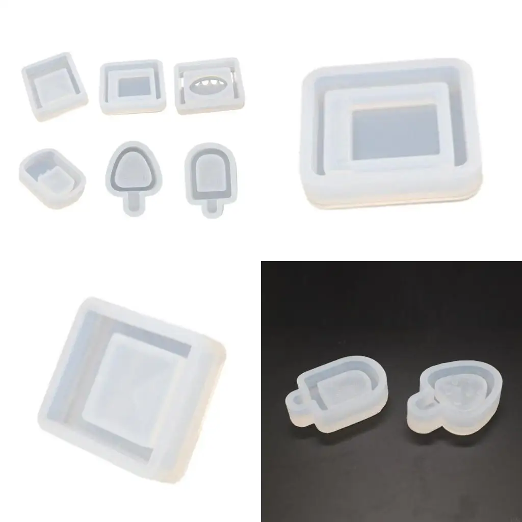 

195C форма для шейкера из смолы, серьги, брелки, формы для подвески, эпоксидная форма для ключей в форме чашки