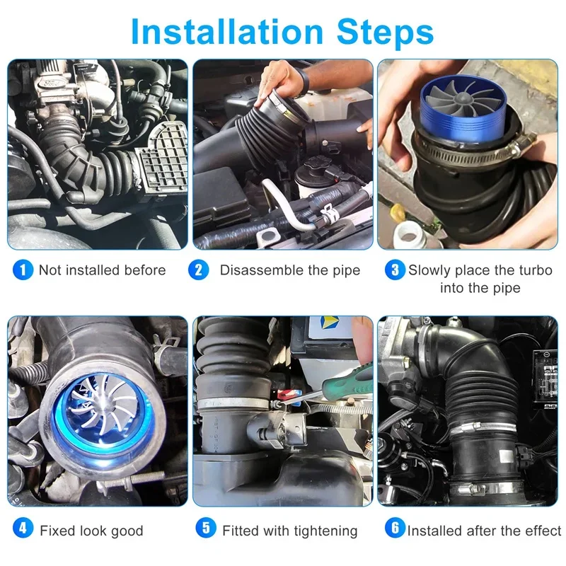 تعديل السيارة عجلة واحدة تعمل بشاحن توربيني مدخل طاقة المحرك بشكل طبيعي بالإضافة إلى ملحقات لوازم السيارات العامة