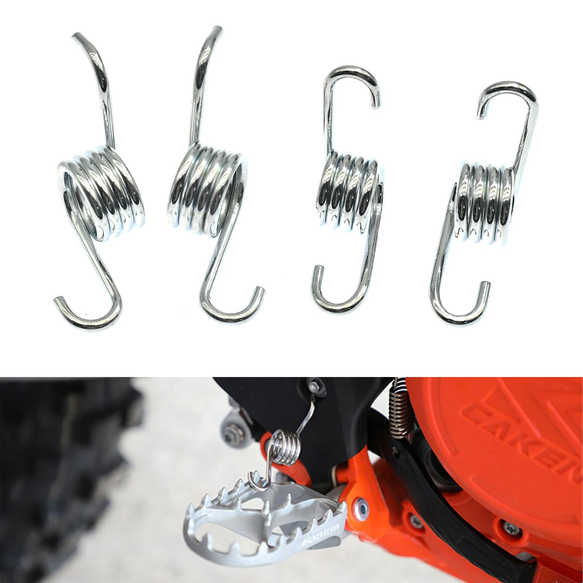 

Motorcycle Foot Pegs Footpegs Footrest Spring For KTM SX SXF EXC EXCF XC XCF XCFW HUSQVARNA TC FC TE FE FS 125-501