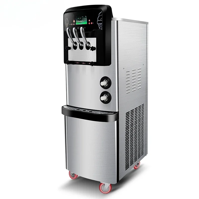 

Ice Cream Machine Commercial Soft Ice Cream Machine Automatic Vertical Sundae Cone Ice Cream Machine