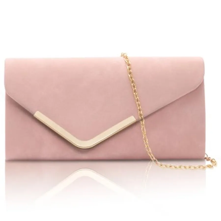 

Larcenciel Clutch Purses for Women, Shiny Sequin Envelope Clutch Evening Bag with Chain, Fashion Sparkly Party Prom Purse