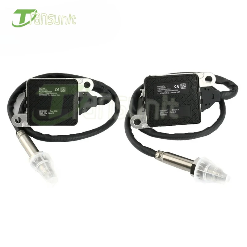 

Brand New 2PCS 22303391 22303390 Nitrogen Oxides Nox Sensor Fits For Mack Volvo Truck D11 D13 D16