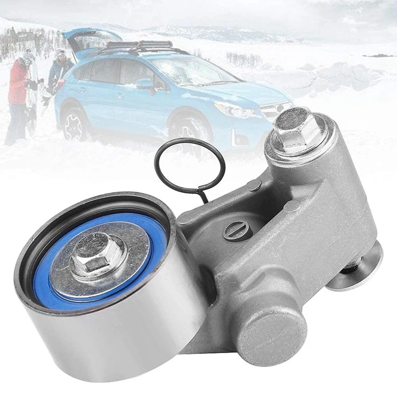 Car Timing Belt Tensioner 13033AA042 For Subaru LEGACY Mk II/IMPREZA Saloon 1.6 1.8 2.0 2.2/FORESTER SF 2.0 Silver Metal 1 PCS