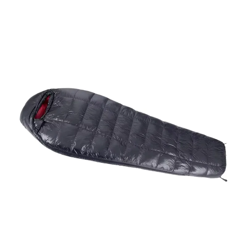 

Cold Weather Adults Sleeping Bag Low Temp Sleeping Bag -20 Duck Down OEM Mummy Sleeping Bag for Camping