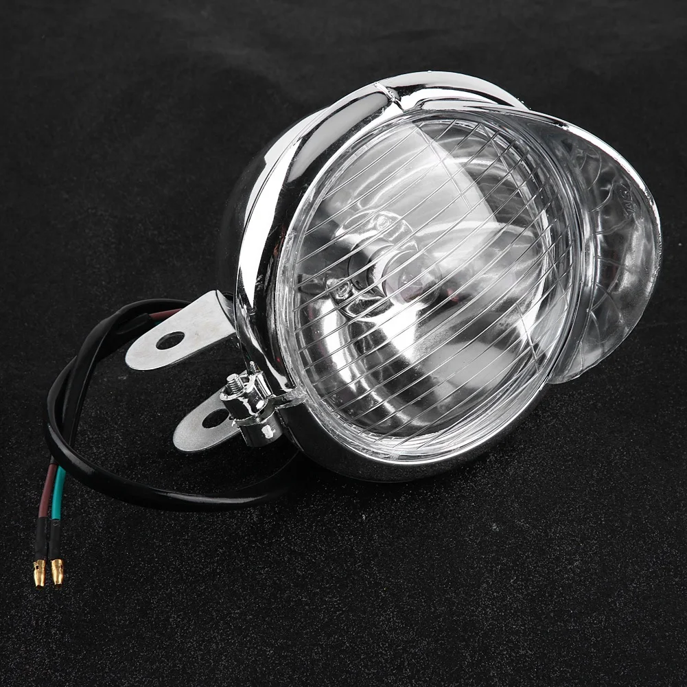 Motorcycle Universal DC 12V Retro Fog Lights Headlight Lamp
